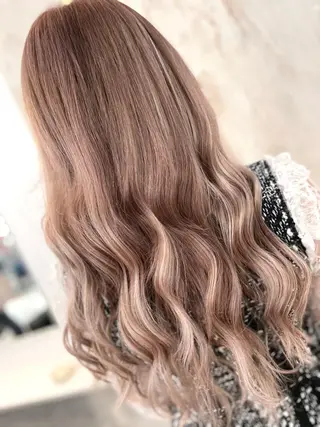 ミディアム カラー パーマ ヘアアレンジ メンズ 🦋高瀬寛菜🦋 韓国レイヤーのヘアスタイル