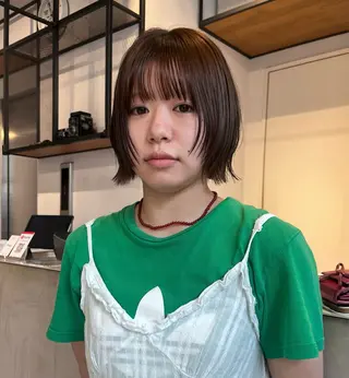 ショート morita yunaのヘアスタイル