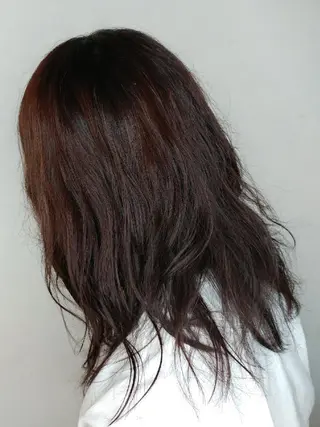 ロング カラー パーマ Cecilhair 店長松本のヘアスタイル