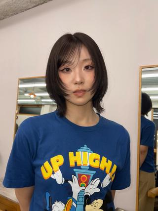 ショート カラー ヘアアレンジ yelm府中🌼 /かのんのヘアスタイル