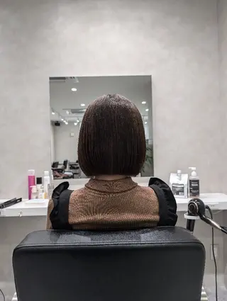 ショート カラー 髪質改善/ 上村旺武のヘアスタイル
