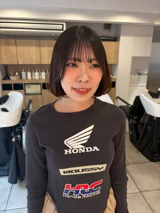 rinka enu河原町のヘアスタイル