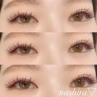 マツエク・マツパ nashira恵比寿 まつ毛&眉毛サロンのマツエク・マツパデザイン