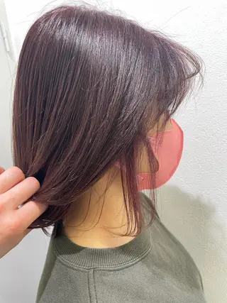 カラー 渡部凌我 小顔ウルフ ハイトーンカラーのヘアスタイル