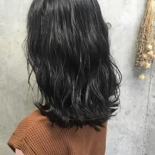 セミロング カラー ヘアアレンジ Satsuki ✂︎♡のヘアスタイル