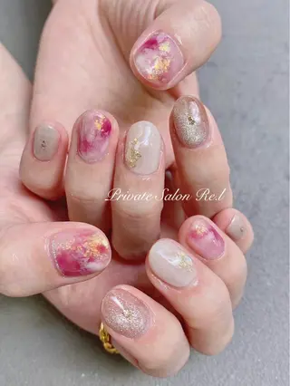 ネイル モチの良さ◉ フィルインネイル♡のネイルデザイン