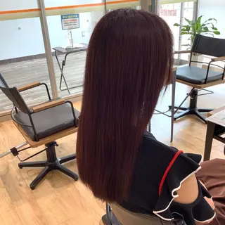 ロング カラー 髪質改善縮毛矯正 美容師✂️山崎竜二のヘアスタイル