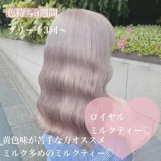 セミロング カラー ヘアアレンジ メンズ キッズ マツエク・マツパ ブリーチの髪様 MASATOのヘアスタイル