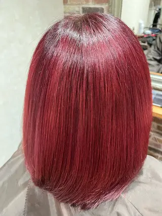 ミディアム カラー 髪質改善 石崎廉のヘアスタイル