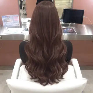 ロング カラー 🍒韓国ヘア🍒髪 質改善🍒momoのヘアスタイル