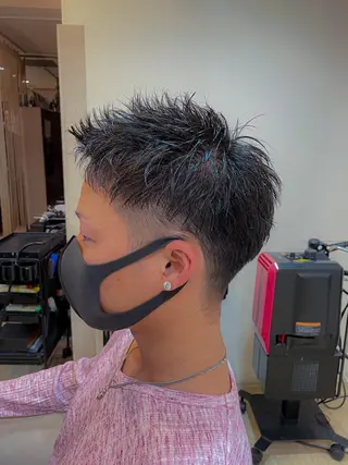 ショート メンズ メンズパーマ 赤司 泰樹のヘアスタイル