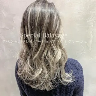 ロング カラー 【渋谷で人気】艶髪× 髪質改善/ツヤカラーのヘアスタイル
