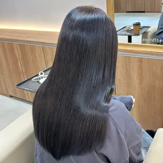 ロング 飯田 智也のヘアスタイル