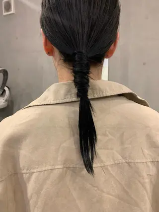 セミロング カラー mir MIYUのヘアスタイル