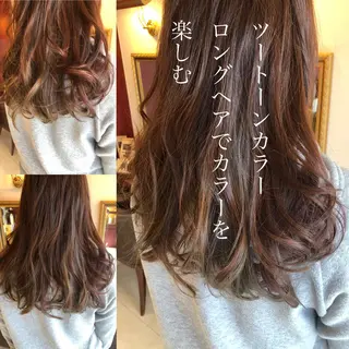 ロング カラー SHAPE 早坂兼斗のヘアスタイル