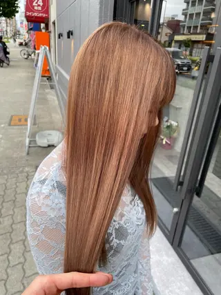 カラー カラーモデル┋鶴見区 ┋横堤┋陽菜実୨୧のヘアスタイル