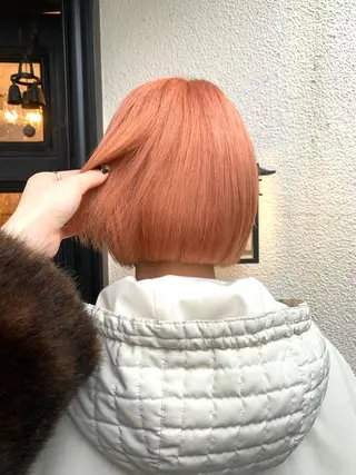 ショート 🫧ハイトーン✨格安 より質💐マンツーマのヘアスタイル