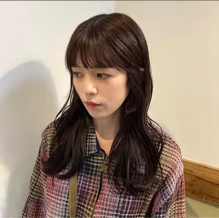 セミロング ボブパーマ🥣KON コンナツミのヘアスタイル