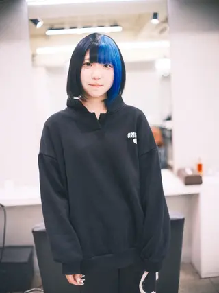 ショート カラー ヘアアレンジ 個性爆弾💣 ダブルカラー/ゆかのヘアスタイル