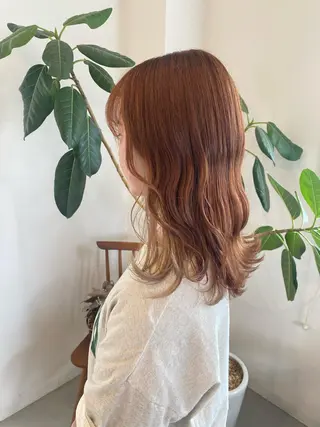 セミロング yunica Momokaのヘアスタイル