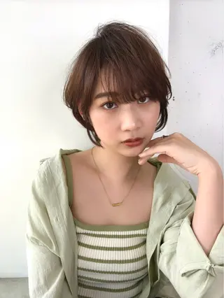 ショート 西村 涼のヘアスタイル