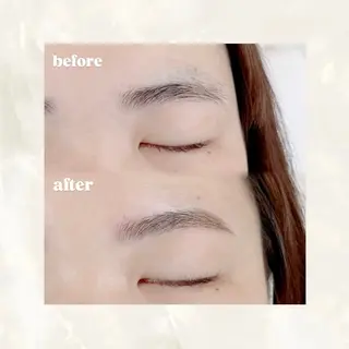 アイブロウ ami 🫧 束感eyeのマツエク・マツパデザイン