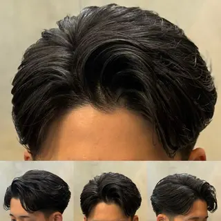ショート パーマ メンズ トミモト アユムのヘアスタイル
