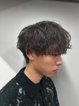 パーマ メンズ センターパート特化 🌹RIO🌹のヘアスタイル