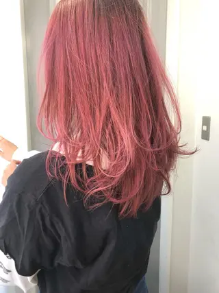 ロング カラー Pia ツボイ ケイタのヘアスタイル