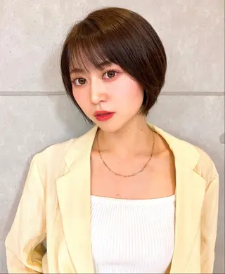 ショート カラー 艶髪専門美容師🏄 kazuレスlessのヘアスタイル