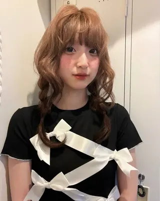 セミロング naco透明感カラー レイヤーカット🩰のヘアスタイル