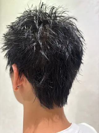 ショート 永田虹輝 /無造作パーマのヘアスタイル