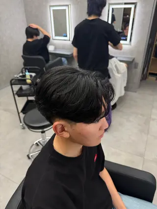 ショート カラー パーマ メンズ メンズ特化 👑YUTAのヘアスタイル