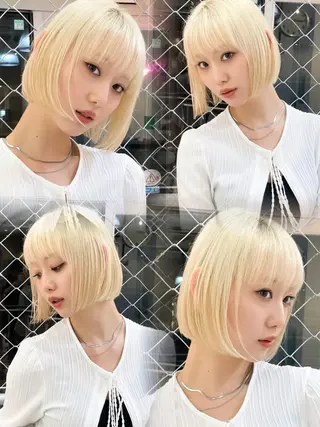 ショート カラー 𝐘𝐔𝐌𝐄/ capture‪❤︎のヘアスタイル