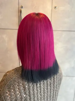 ミディアム カラー 🎀ハイトーン・艶 カラー HANA🎀のヘアスタイル