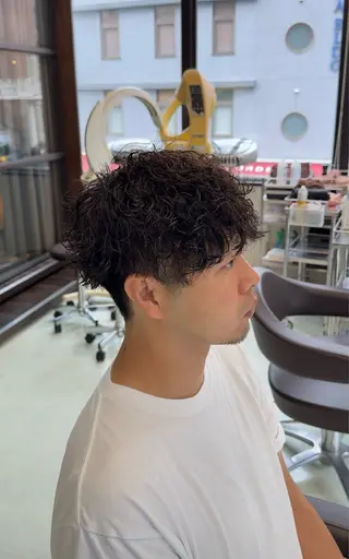 パーマ メンズ 小芝涼介/レイヤー /メンズパーマ✂️のヘアスタイル