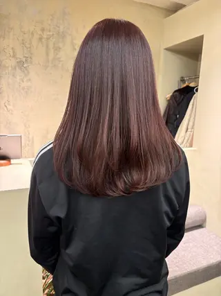 セミロング カラー karin🌛ボブ/ 透明感たっぷりカラーのヘアスタイル