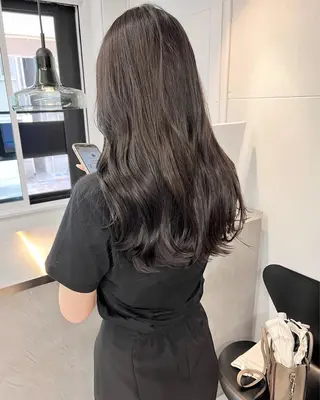 ロング カラー 樫原裕二/似合わせ カット/透明感カラーのヘアスタイル