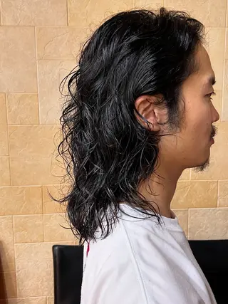 ミディアム 石脇 陵貴のヘアスタイル