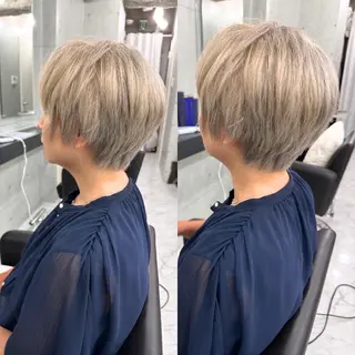 ショート カラー Endearing 銀座/レイヤーカットのヘアスタイル