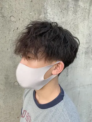 ショート 失敗しないパーマ 稲葉/草薙のヘアスタイル