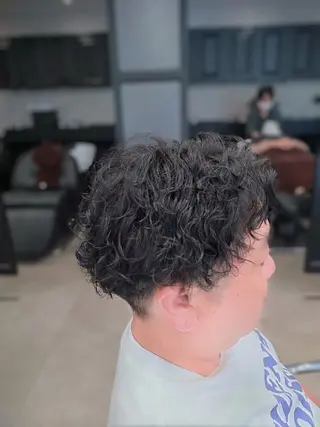 メンズ パーマ ブランシェ小幡駅前店 永薗 光司のヘアスタイル