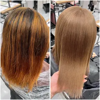 セミロング カラー MAKO ❤️‍🔥NEXTのヘアスタイル