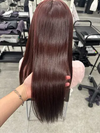 カラー 艶髪/ミルクティー ブラウン🐾  てちのヘアスタイル