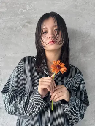 ミディアム 鈴木 つかさのヘアスタイル