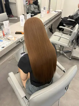 ロング カラー 🍀透明感ナチュラル カラー🍀じゅんのヘアスタイル