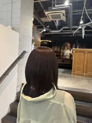 カラー 山木 柚奈のヘアスタイル