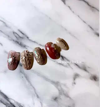 ネイル ネイルルームリッカ 𝐦𝐚𝐲𝐮のネイルデザイン