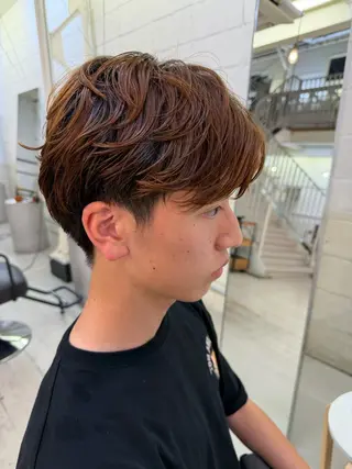 パーマ メンズ 平野 叶花のヘアスタイル