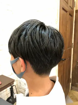 ショート メンズ 鷺沼駅徒歩1分 キシタクのヘアスタイル